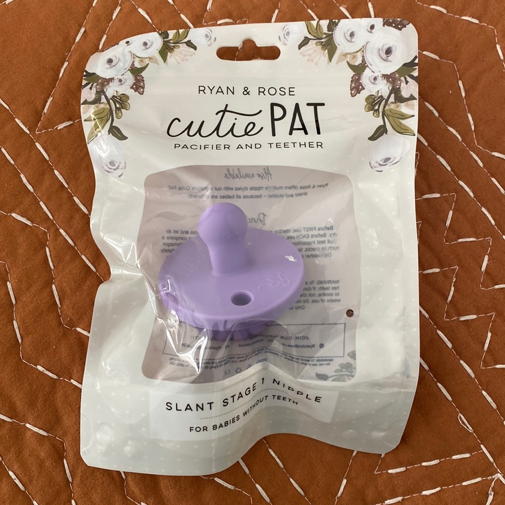 Ryan & Rose pacifier and teether